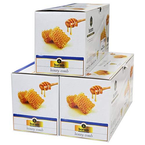 Buram Buram 100% Pure, Gourmet Raw Honeycomb, 100% All-Natural, No Additives, No Preservatives, From the Turkish Mountains, 7.1 oz Pack of 36