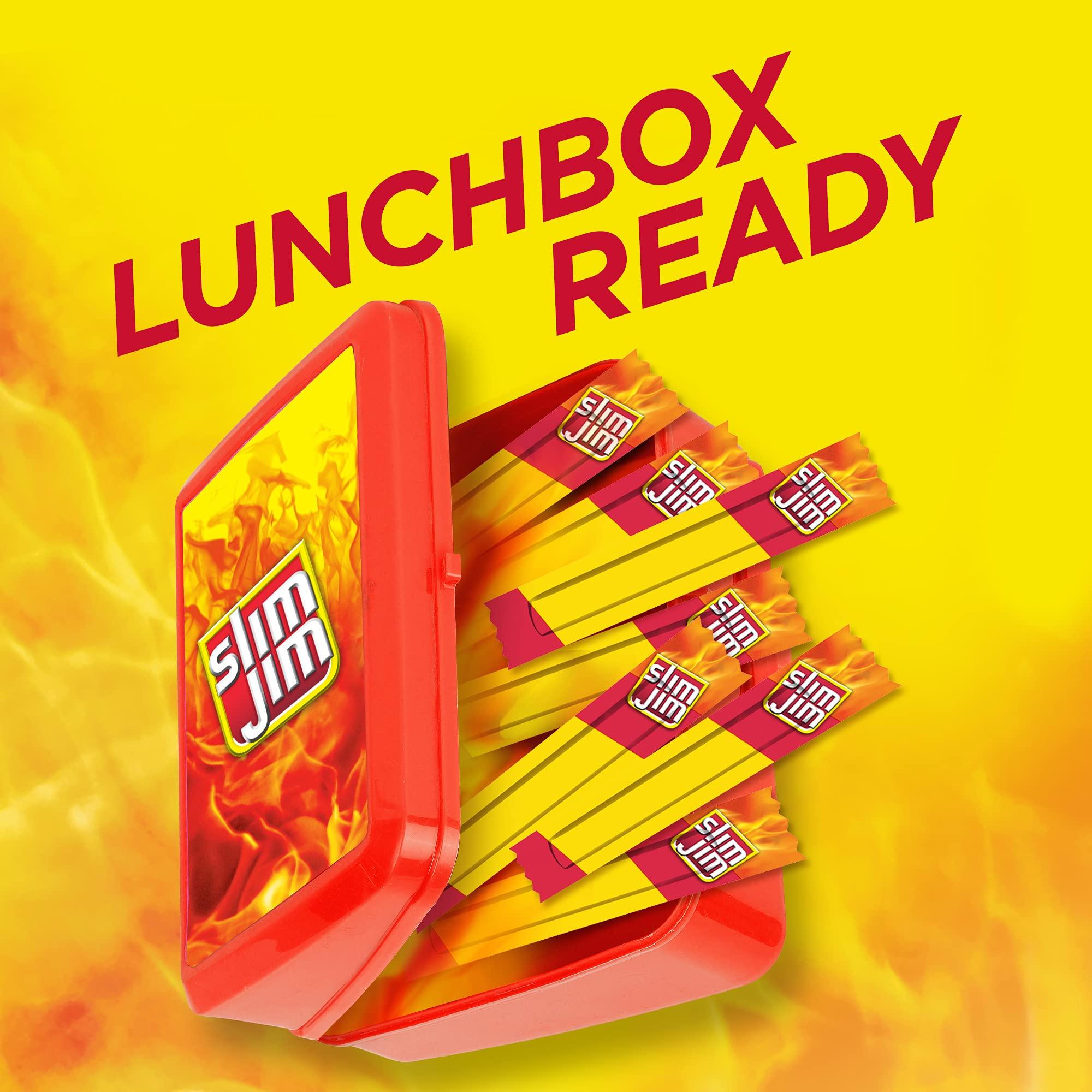 Slim Jim Slim Jim Smoked Meat Sticks, Original Flavor, 6g Protein Per Serving, Snack Size, 0.28 oz. (26 Count)