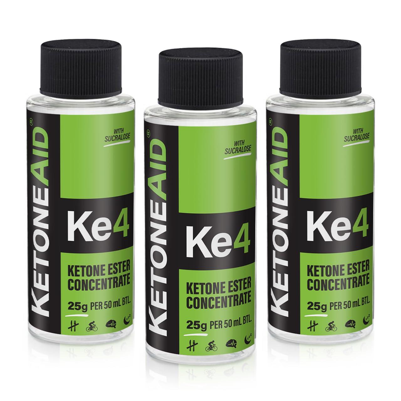KetoneAid KetoneAid Ke4 Pro with Sucralose | Ketone Ester Drink | 10 Servings Per Bottle