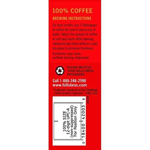 Hills Bros Hills Bros Donut Shop Ground Coffee, Dark Roast, 24 Oz. Can - Slightly Sweet, Smooth Coffee Taste