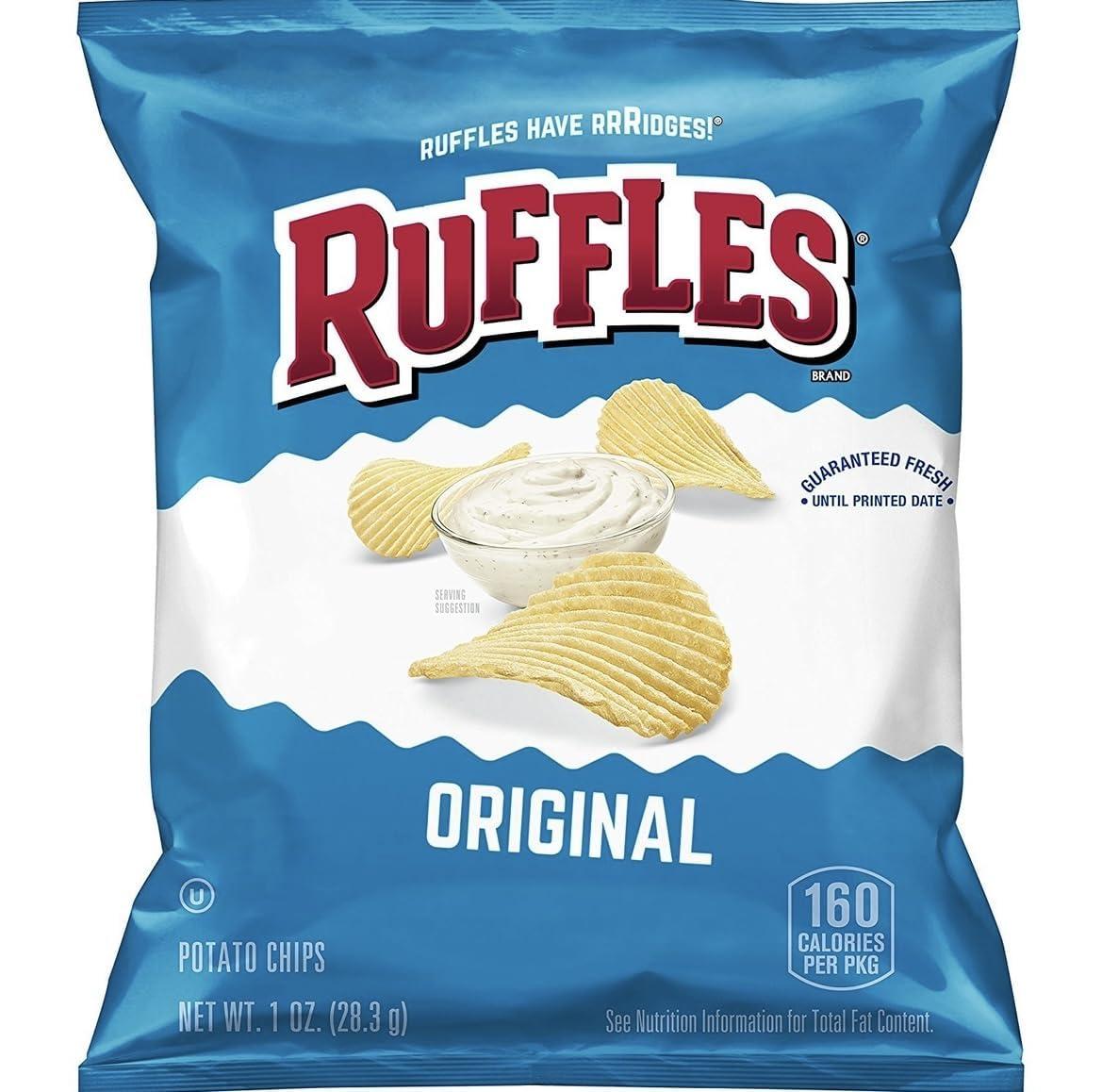 BAY AREA MARKETPLACE BAY AREA MARKETPLACE Ruffles Potato Chips 1oz. (Pack of 10) (Original 10ct.)