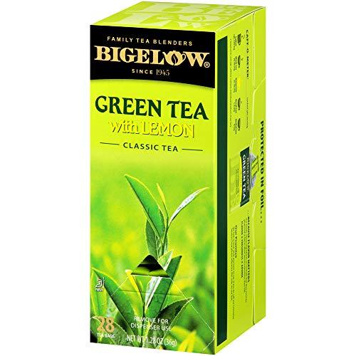Bigelow Tea Bigelow Green Tea with Lemon Tea Bags 28-Count Boxes (Pack of 6) Green Tea Bags with Lemon Peel and Natural Flavors Rich in Antioxidants