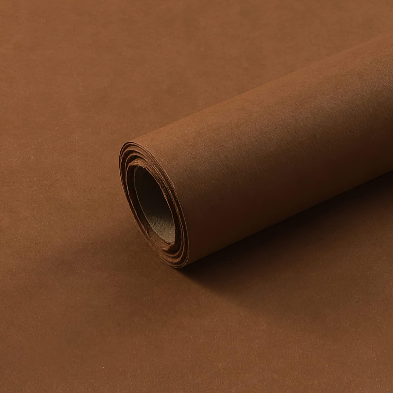 LWFyyds LWFyyds Korean solid color kraft paper roll, flower wrapping paper, bouquet material, gift wrapping paper -Brown