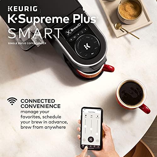 Keurig Keurig K-Supreme Plus SMART Single Serve Coffee Maker with illy Intenso Bold Roast 32 K-Cup Pods