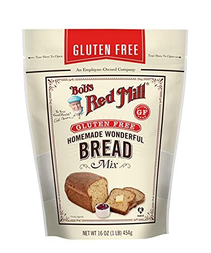 Bob's Red Mill Bob's Red Mill Gluten Free Homemade Wonderful Bread Mix, 16 Ounce (Pack of 4)
