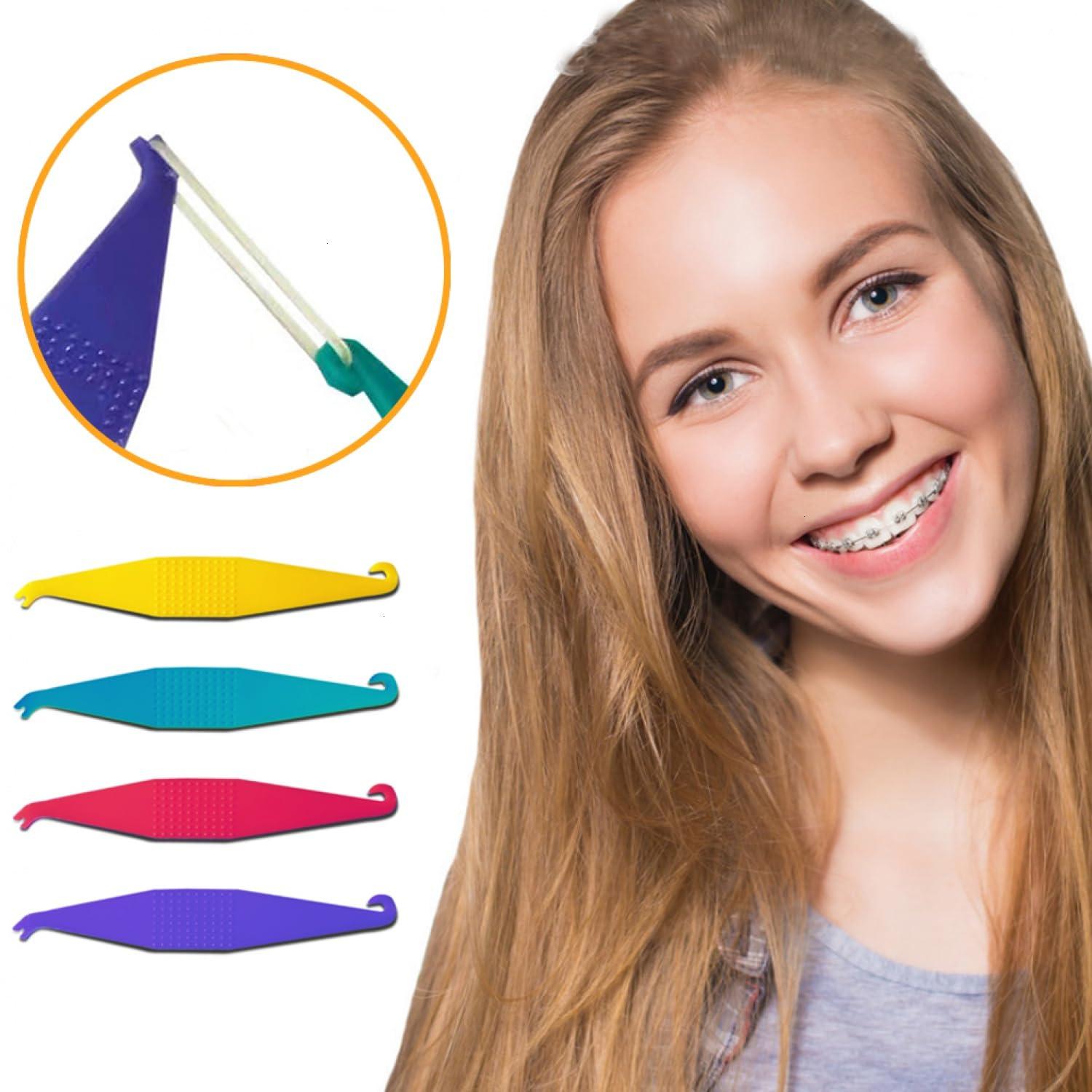 SenseYo SenseYo 200 Pcs Colorful Dental Elastic Braces Rubber Band Tool for Orthodontic Braces