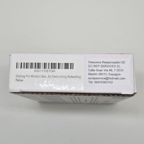 DRYEASY DryEasy Pro Wireless Bedwetting Alarm with New Improved Sensor, 6 Selectable Sounds, Volume Control, Strong Vibration and Compact Design for Overcoming Bedwetting