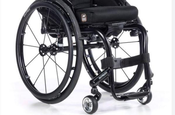 Wheelchairparts.net 6\" Single Sided Aluminum Caster Fork. FITS 3\", 4\", 5\" and 6\" Wheelchair Wheels (Silver Color)