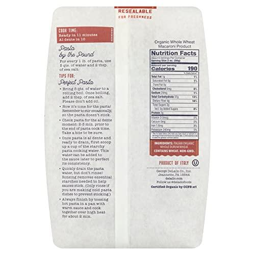 DeLallo DeLallo, Pasta, Whole Wheat, Fusilli # 27, 16 oz