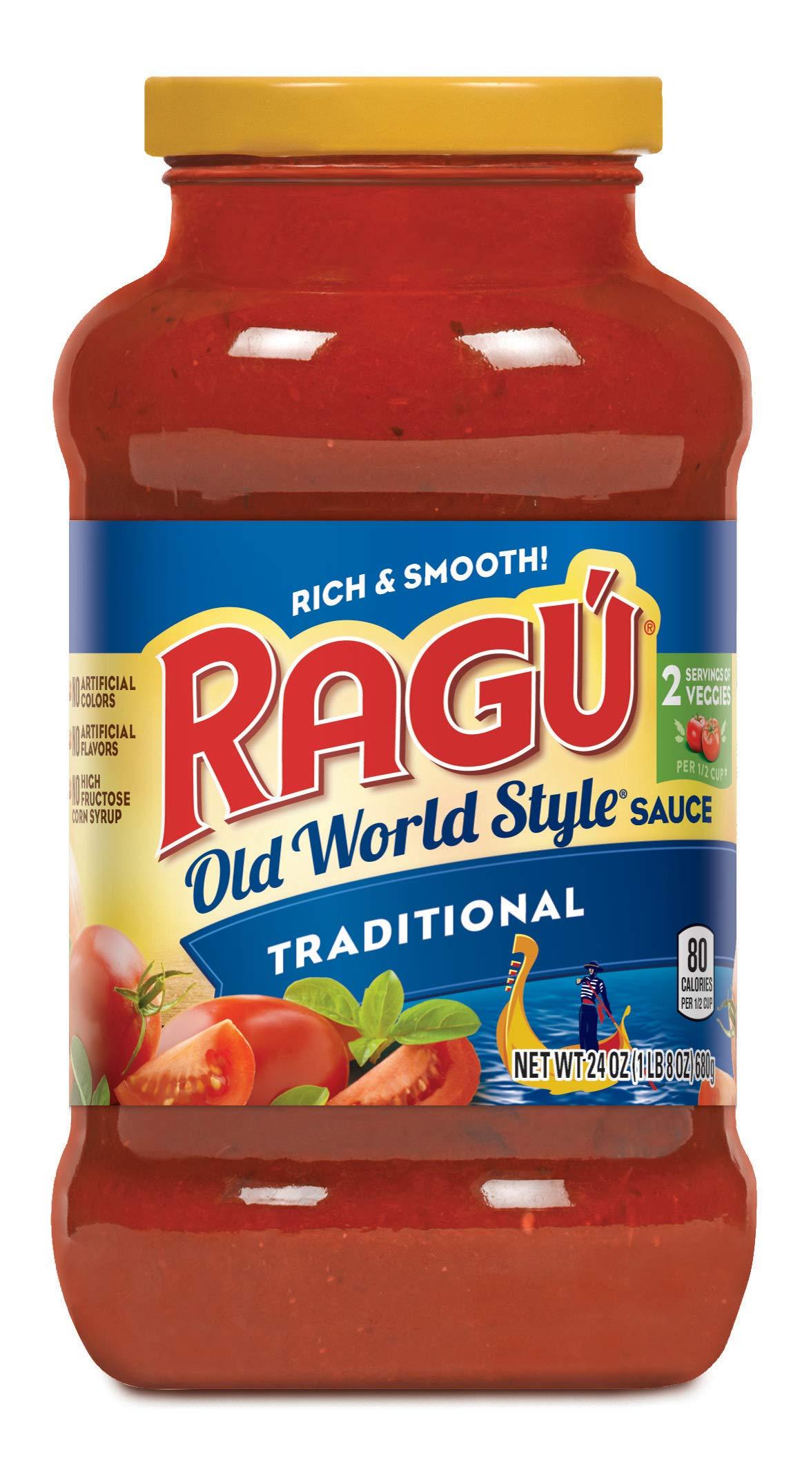 Ragu Ragu Pasta Sauce, Traditional, 24 oz