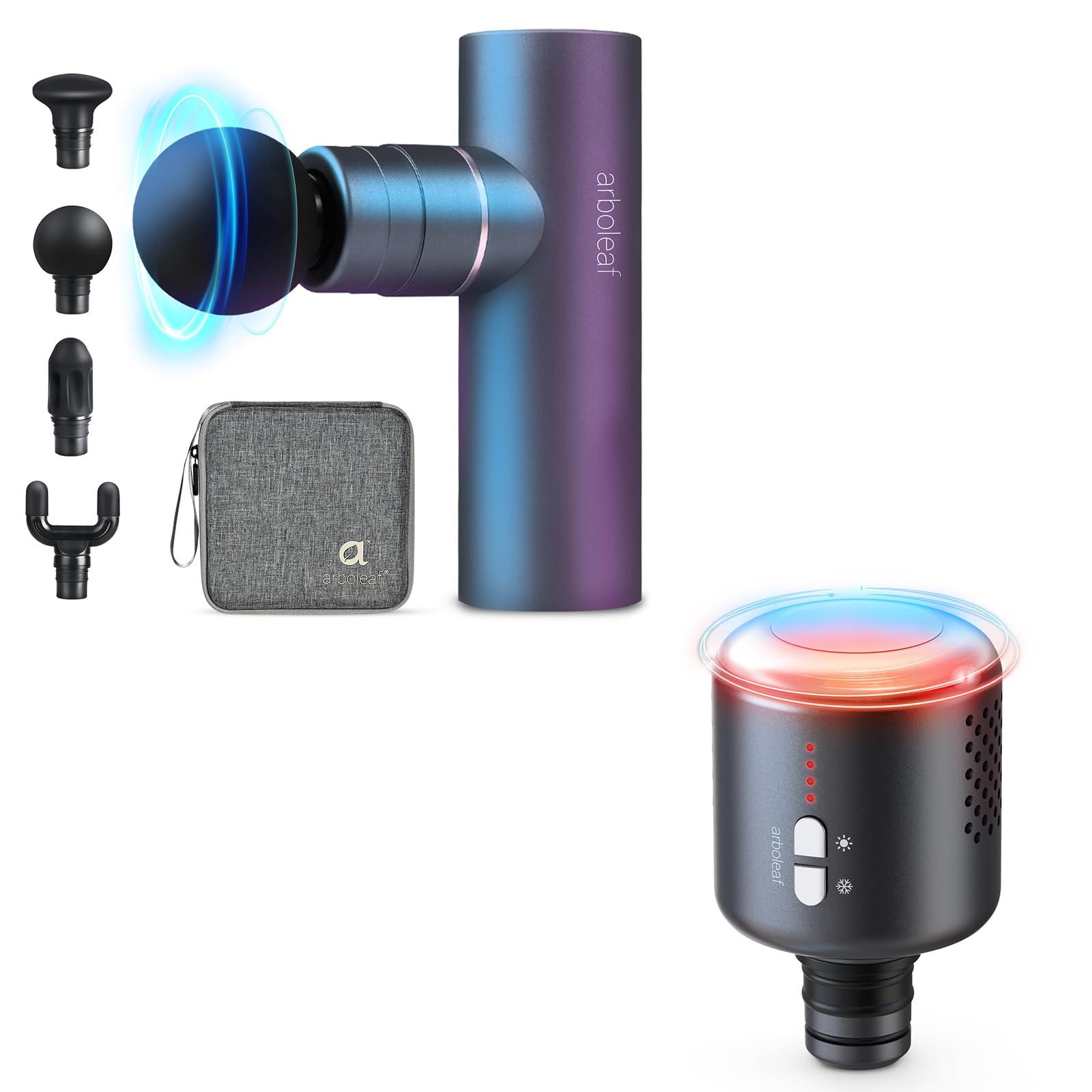 arboleaf arboleaf Mini Massage Gun and Hot & Cold Massage Gun Head Bundle