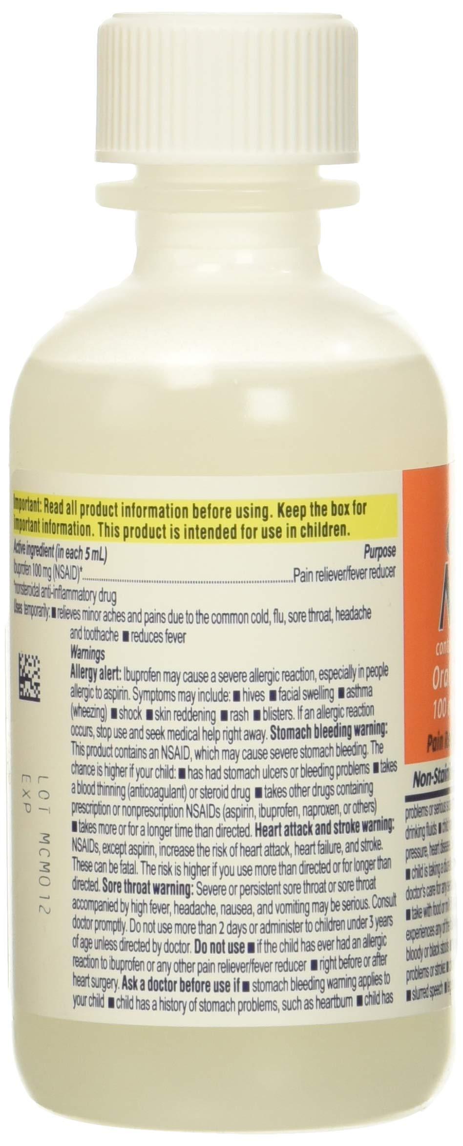 Motrin Motrin Children\'s Dye-Free Pain Reliever and Fever Reducer, 4 Fluid Ounce