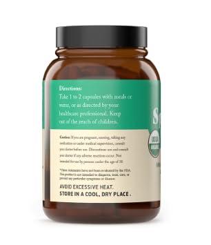 Complete Natural Products Pure Hawaiian Blue Green Spirulina Powder Capsules - 470mg Capsules 100 Pills, Non GMO, Natural