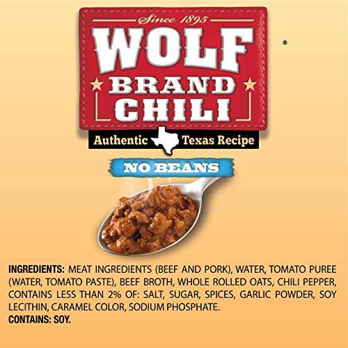 WOLF Wolf Brand Chili Without Beans, Packed with Protein, 15 oz