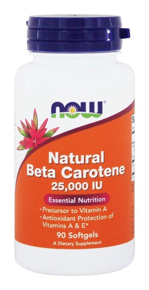 Now Foods Now Foods - Beta Carotene (Natural) D. Salina with Mixed Carotenoids 25000 IU - 90 Softgels