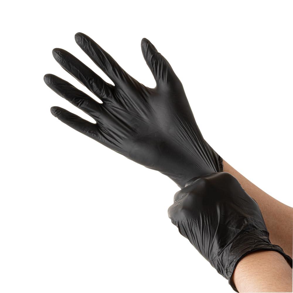 Restaurantware Restaurantware LOW DERMA Large Nitrile Gloves 100 Disposable Hypoallergenic Gloves - FDA Compliant No Powder And No Latex Blackberry Non-Sterile Gloves Low Dermatitis Potential