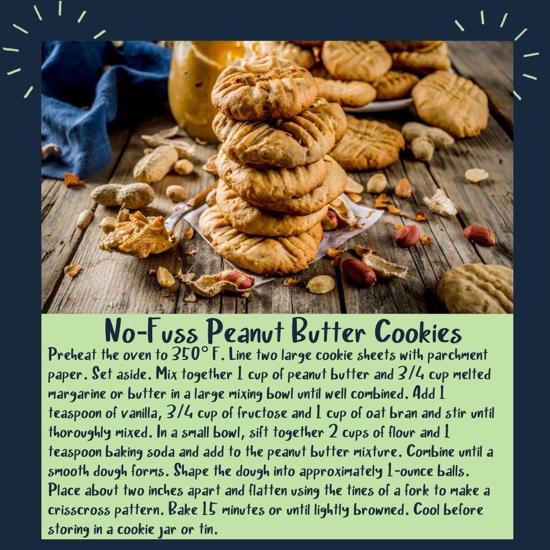 FIFTY 50 Fifty50 Foods Low Glycemic, No Added Sugar, No Stir Crunchy Peanut Butter, 18 Ounce (Pack of 6)