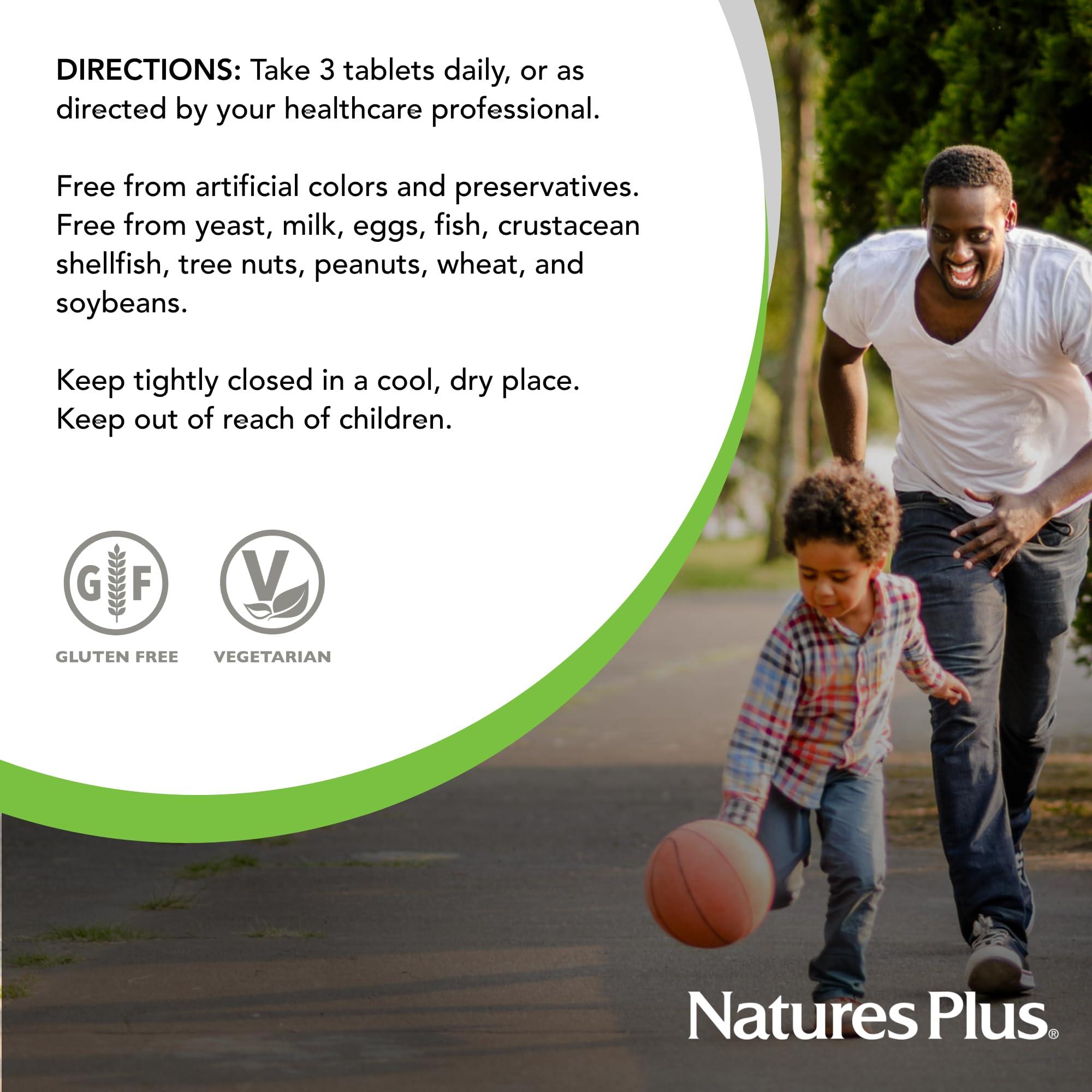 NaturesPlus NaturesPlus GI Natural Total Digestive Wellness - 90 Bi-Layered Tablets - With L-Glutamine, Probiotics, Prebiotics & Enzymes - Gluten Free - 30 Servings