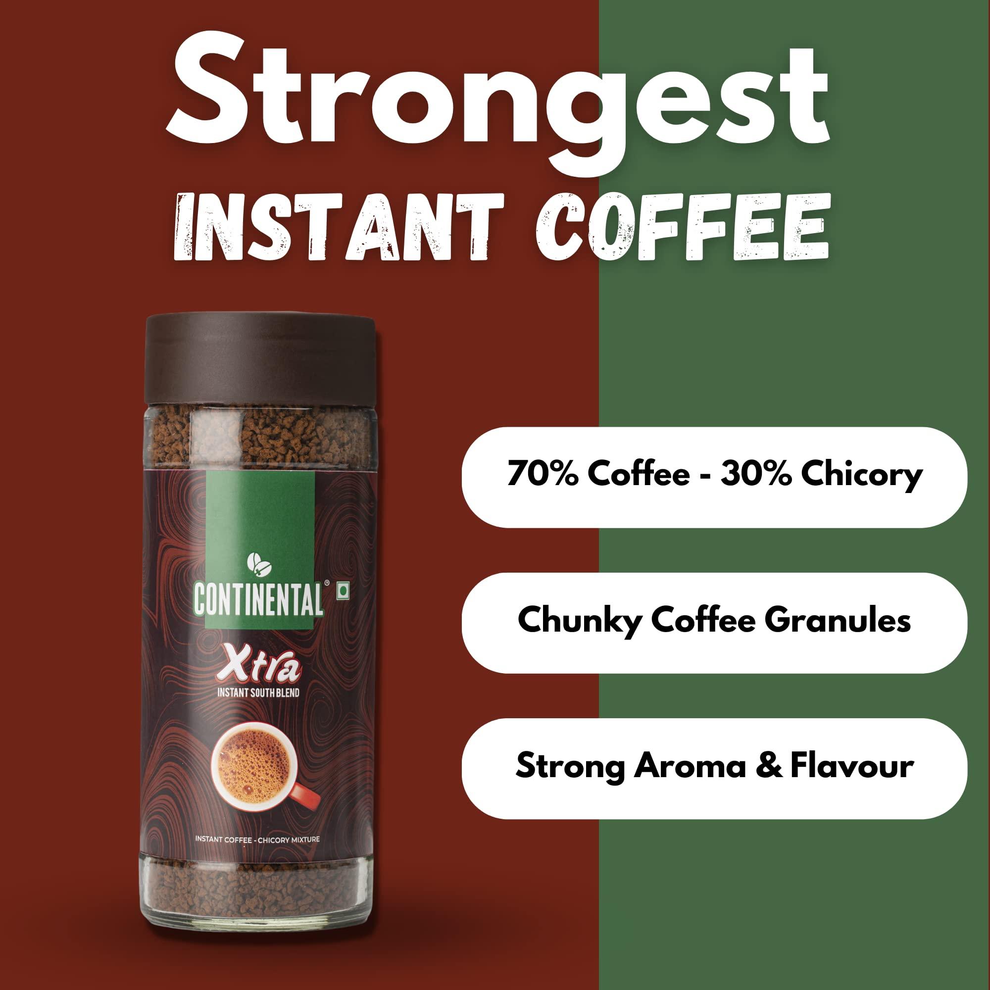 Continental Coffee Continental Xtra Instant - Strong Coffee (200g + 50g) Combo Pack