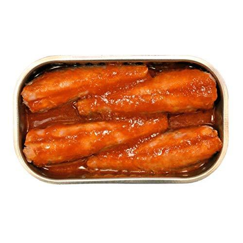 Finsa Finsa Minerva - Gourmet Canned Skinless and boneless Sardines in tomato sauce - 4.23oz 120gr (Pack of 5 cans)