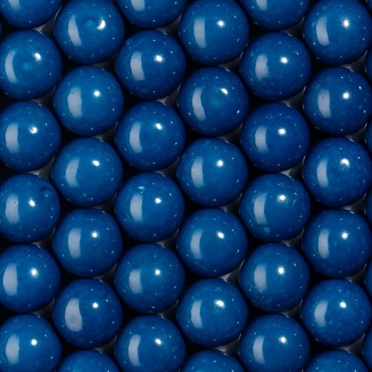 Candy Envy Large 1" Royal Blue Gumballs - 2 Pound Bag - Approximately 120 Gumballs Per Bag