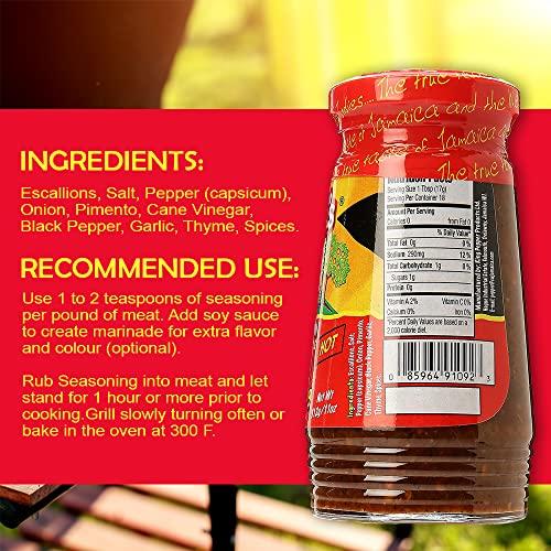 Eaton's Eaton's Authentic Jamaican Jerk Seasoning - Easy to Use, Spicy, Flavorful Caribbean Jerk Seasoning, BBQ Rubs, Grilled Chicken Seasoning or Marinade with Jerk Cooking Recipe eBook (Boston Bay, 2 Pack)