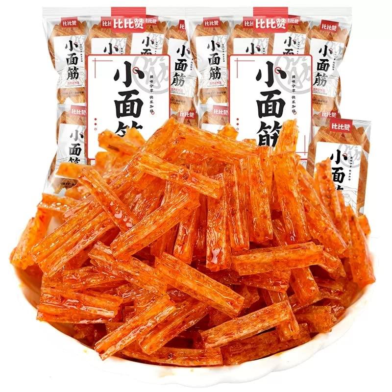 LZTALANG Latiao snack gift package 80 pack,multi-flavor latiao spicy bar spicy block,spicy big gluten,Konjac cool lotus root kelp,spicy and spicy casual snacks,Delicious Chinese Snacks (80packs)