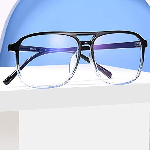 ACXZ Computer Glasses Blue Light Blocking for Men and Women, Aviator Reading Glasses, Oversized Fashion Anti-UV Reader Eyeglasses