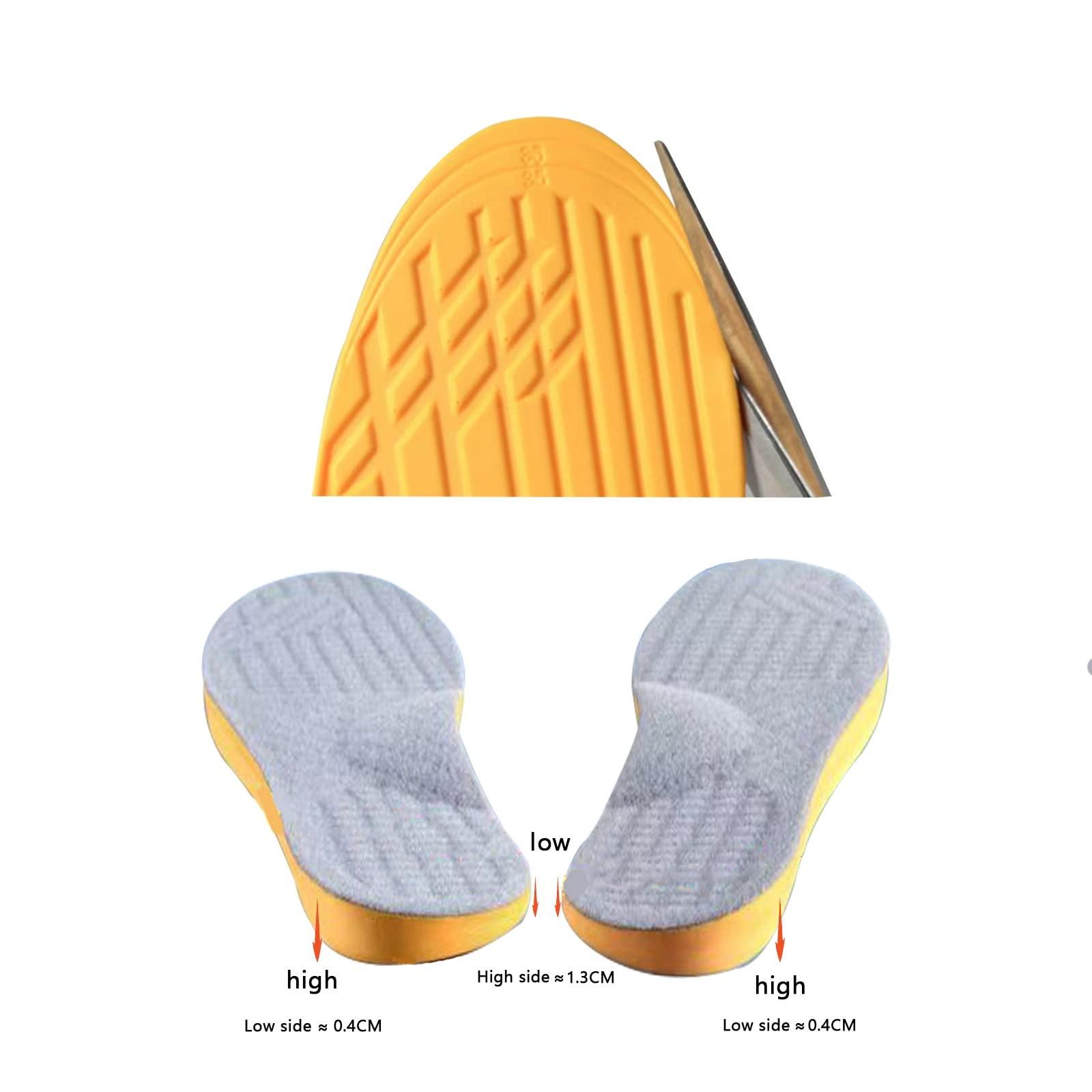 Zelbuck Supination Correction Insoles for Men & Women - Orthotic Inserts for Over-Supination Relief - Supportive Sole Inserts for Correcting Supination - Ideal for Active Lifestyles