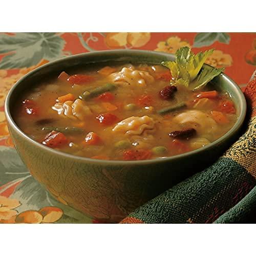 Amy\'s Amys Soup, Vegan Minestrone, Low Fat, Made With Organic Vegetables, Beans and Pasta in Tomato Broth, Canned Soup, 14.1 Oz