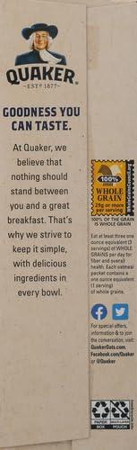 Quaker Quaker Instant Oatmeal, 4 Flavor Variety Pack, 1.51oz Packets (8 Pack)