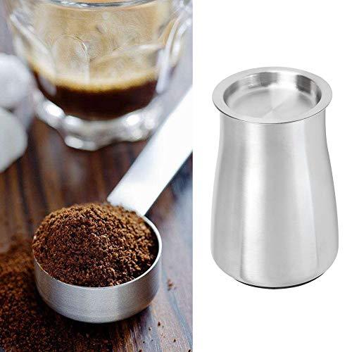 TOPINCN 304 Stainless Steel Dredge Coffee Powder Sifter Sieve Filter Container Coffee Making Accessory(Silver)