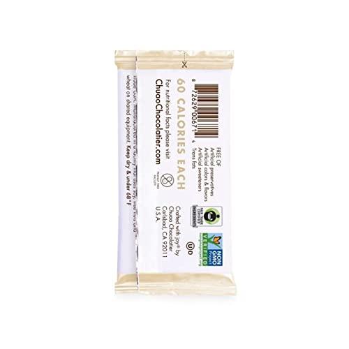 Chuao Chocolatier Chuao Chocolatier Salted Chocolate Crunch Gourmet Dark Chocolate Mini Bars | For Gift Baskets, Birthday, Thank You, Care Package | 100 Pack, 0.39 oz Each