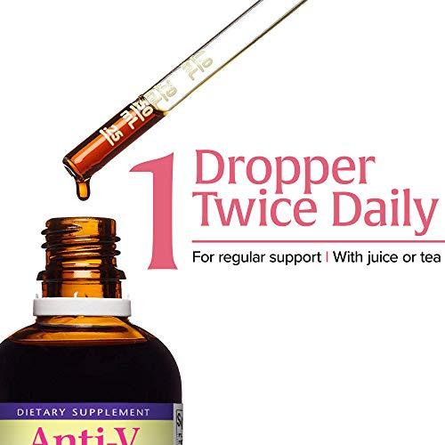 Natural Factors Natural Factors, Anti-V Liquid Formula, Echinacea Supplement for Immune and Wellness Support, Organic, Non-GMO, 3.4 oz (100 servings)