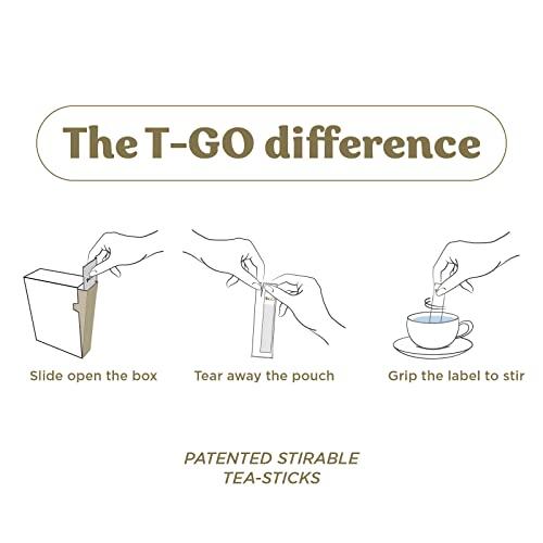 TGO T-Go Sweet Honey Tea Organic Herbal Black Tea Bags Immunity Tea with Real Honey Convenient Tea Sticks Stirring Spoon Ceylon Tea For Digestion 15 Tea Sticks Pack of 1