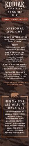 Kodiak Cakes Kodiak Brownie Baking Mix, Chocolate Fudge, High Protein,100% Whole Grains, (Pack of 1)