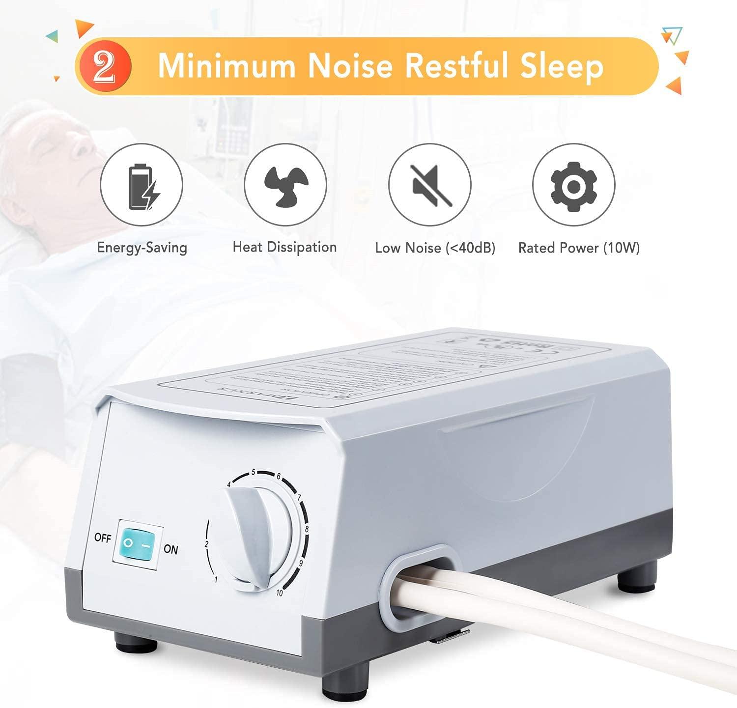 FIRST LOVE Alternating Pressure Mattress Medical Air Mattress with Inflatable Pad & Electric Pump System for Ulcer Bedsore Prevention and Pressure Sore Treatment-Fits Standard Hospital Beds, 79x35 in Pack of 1