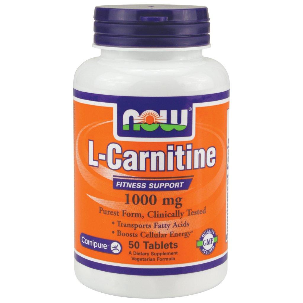 Now Foods Now Foods L-Carnitine 1000 mg - 50 Tabs 6 Pack