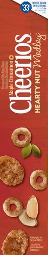 Cheerios Cheerios Hearty Nut Medley Breakfast Cereal, Maple Cinnamon Flavored, Made With Whole Grain, Family Size, 20 oz (Pack of 2)