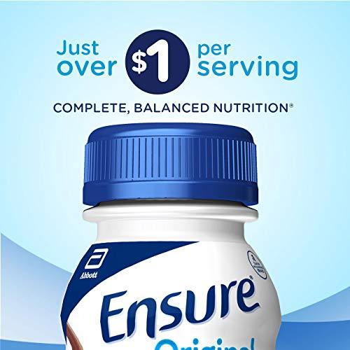Ensure Original Ensure Original Nutrition Shake with 9 grams of protein, Meal Replacement Shakes, Milk Chocolate, 8 fl oz, 24 Count
