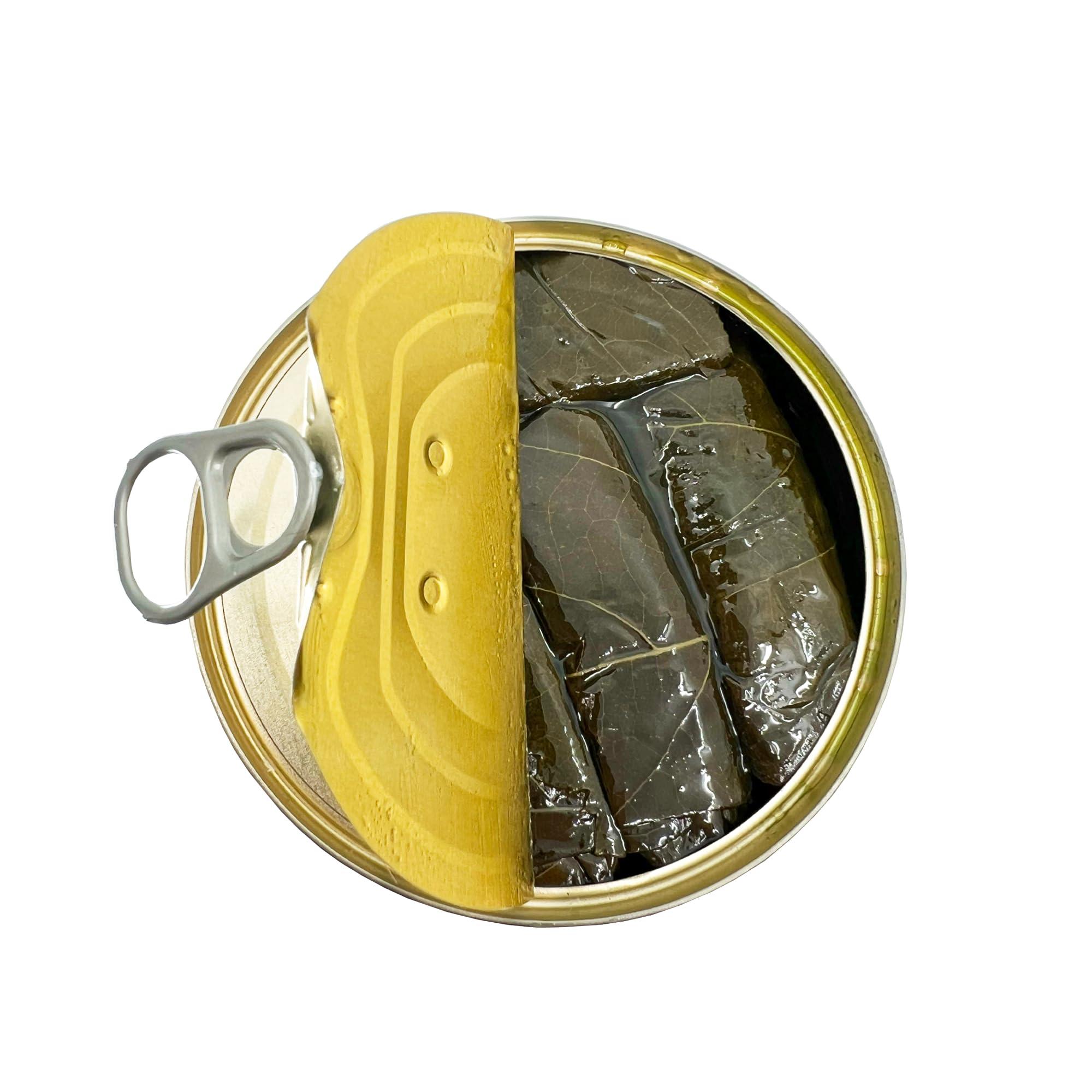 Sanniti Sanniti Dolmas Stuffed Grape Leaves | Ready to Eat | Easy Peel Open Can, 9.8 oz (Pack of 4)