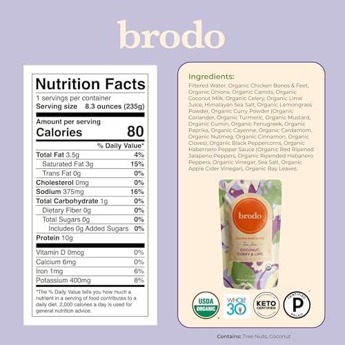 Brodo Brodo Chicken Broth (8.3 Ounce (Pack of 6), Brodo Variety Pack)