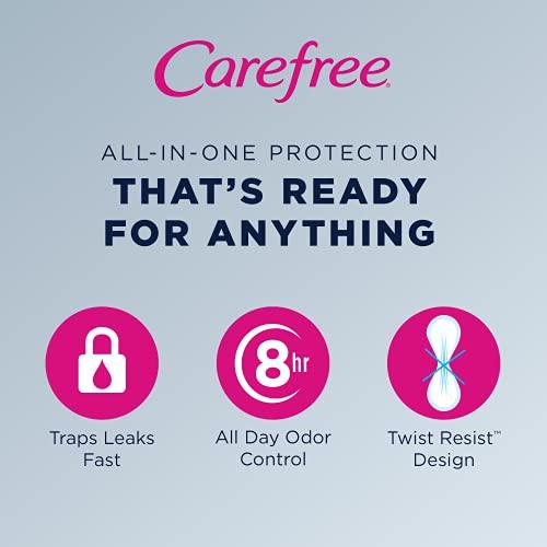 Carefree Carefree Acti-Fresh Panty Liners, Thin to Go, Unscented, 22 Count (Pack of 12)