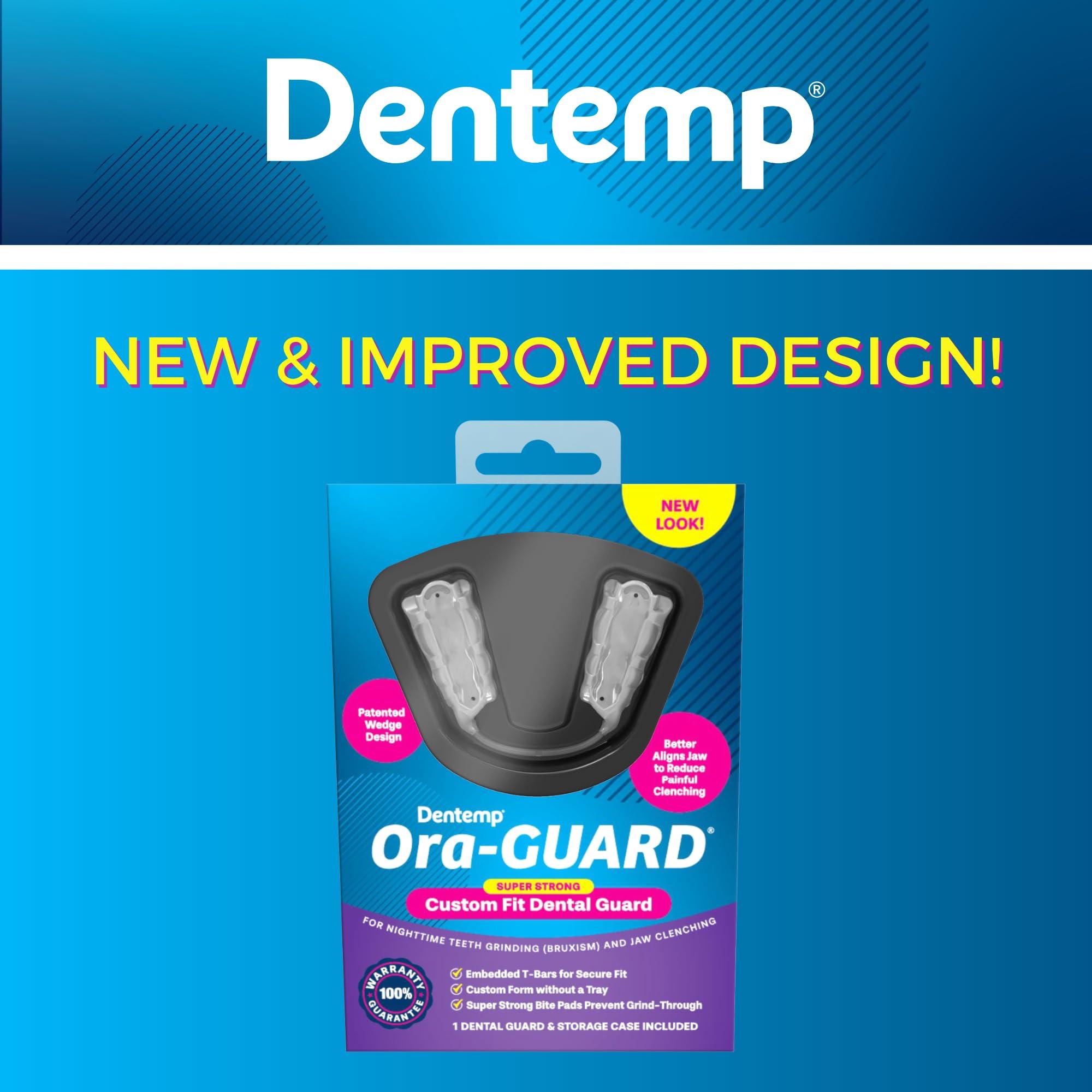 Dentemp Dentemp Ora-Guard Custom Fit Dental Guard - Bruxism Night Guard for Teeth Grinding - Mouth Guard for Clenching Teeth at Night - Comfortable Mouth Guard for Sleeping - Relieve Soreness in Jaw Muscles