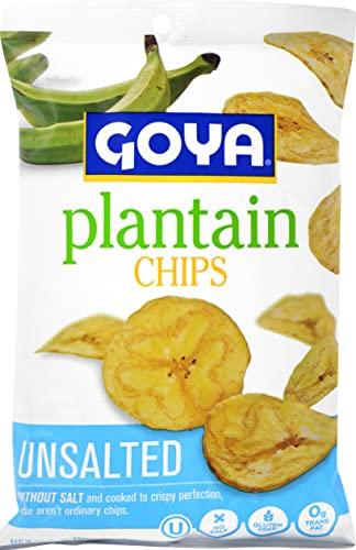 Goya Goya Foods Plantain Chips with No Salt, 5 Ounce (Pack of 12)