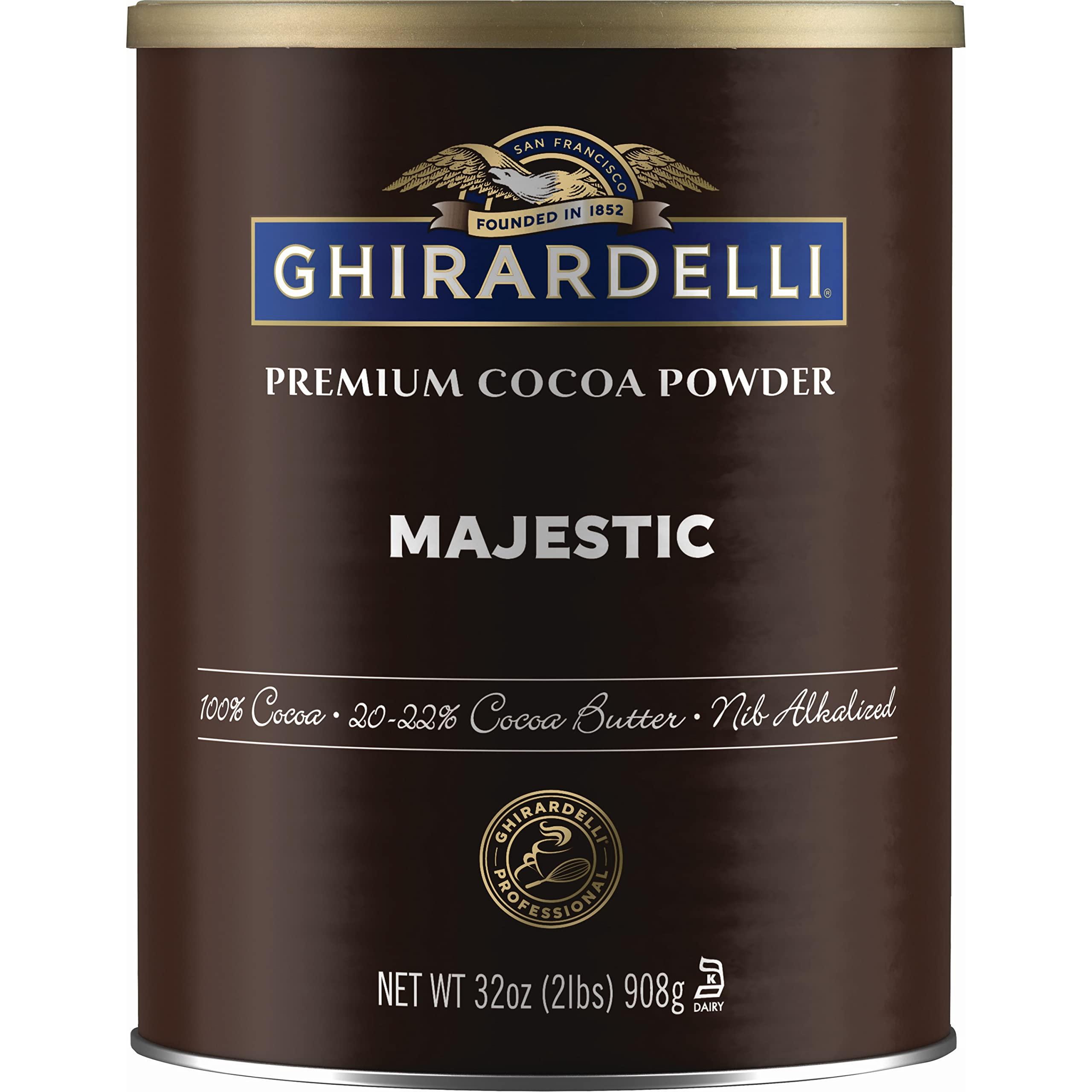 Ghirardelli Chocolate Company Ghirardelli Majestic Dutch Processed Cocoa Powder, 2 lb
