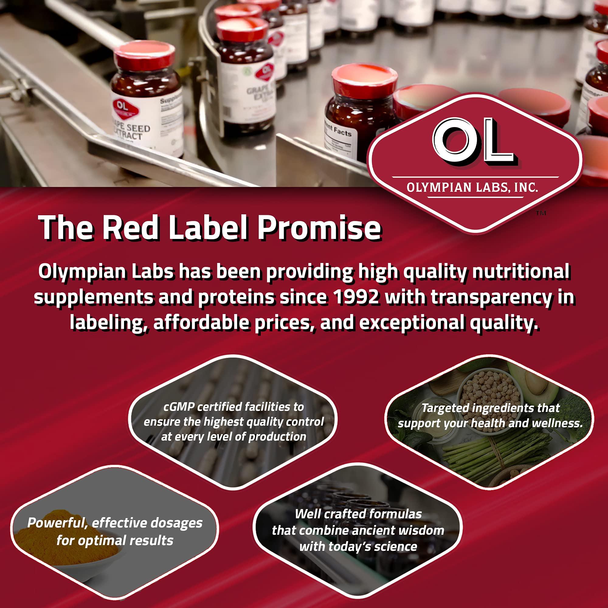 Olympian Labs Olympian Labs Calcium Plus Magnesium, Formulated with Vitamin C, K2 & D3, 100 Tablets Supporting Healthy Bones & Teeth