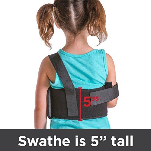 BraceAbility BraceAbility Pediatric Shoulder Immobilizer | Child Size Arm Sling Stabilizer for Broken Collarbone & Shoulder Injuries - Fits Toddlers, Kids, Youth & Teens (20" - 30" Chest Circumference)