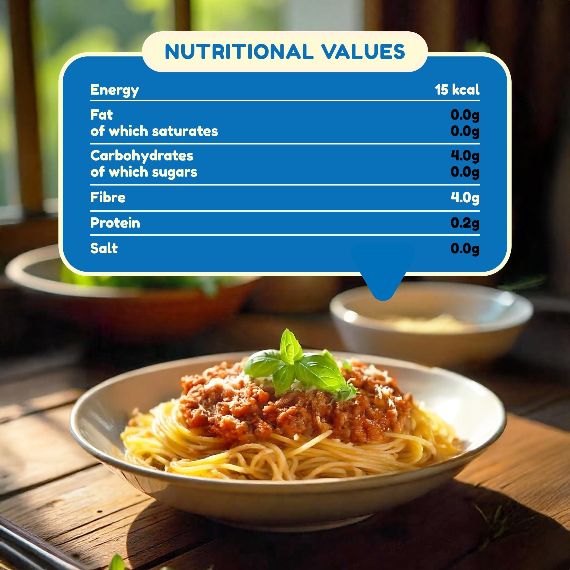 Better Than Noodles Better Than Pasta Spaghetti - Certified USDA Organic, Vegan, Gluten-Free, Non-GMO, Konjac, ZERO Net Carbs, Paleo, Keto and Diabetic Friendly, Shirataki, Fully Cooked, Low Calorie, 14 Ounces (6 Pack)