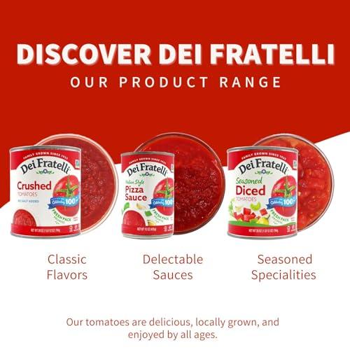 Dei Fratelli Dei Fratelli Petite Diced Tomatoes (28 oz. cans, 6 pack) - Vine-Ripened Non-GMO, Gluten-Free